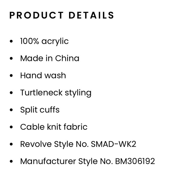 Revolve 🤎 Sloane Sweater in Mocha Bisque by Steve Madden size Medium 🤎 - Picture 5 of 12